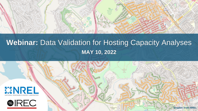 Data Validation for Hosting Capacity Analyses Webinar