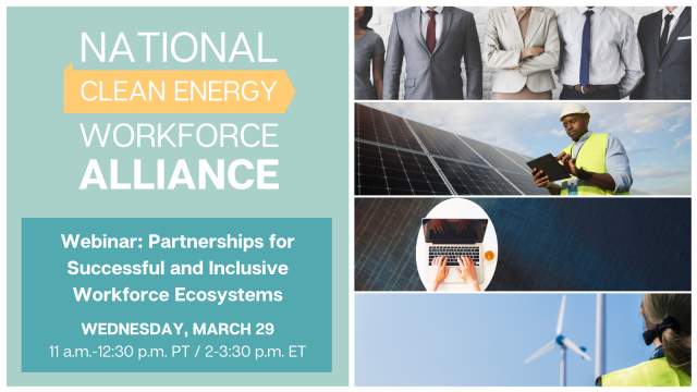Webinar: Partnerships for Successful and Inclusive Workforce Ecosystems